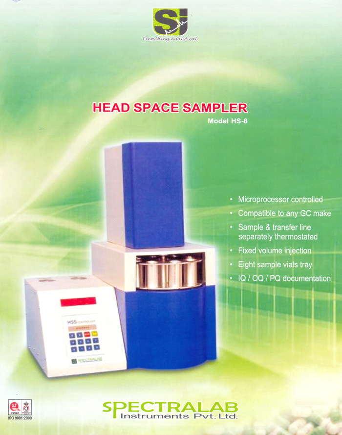 Head Space Sampler Model HS - 8 