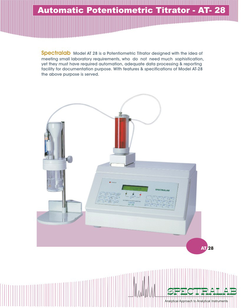 Automatic Potentiometric Titrator, Automatic Potentiometric Titrator AT-28, Auto Titrator, Auto Titrator - AT28, AutoTitrator - AT28, Potentiometric Titrators, Titrator, Titrators, Thane, India